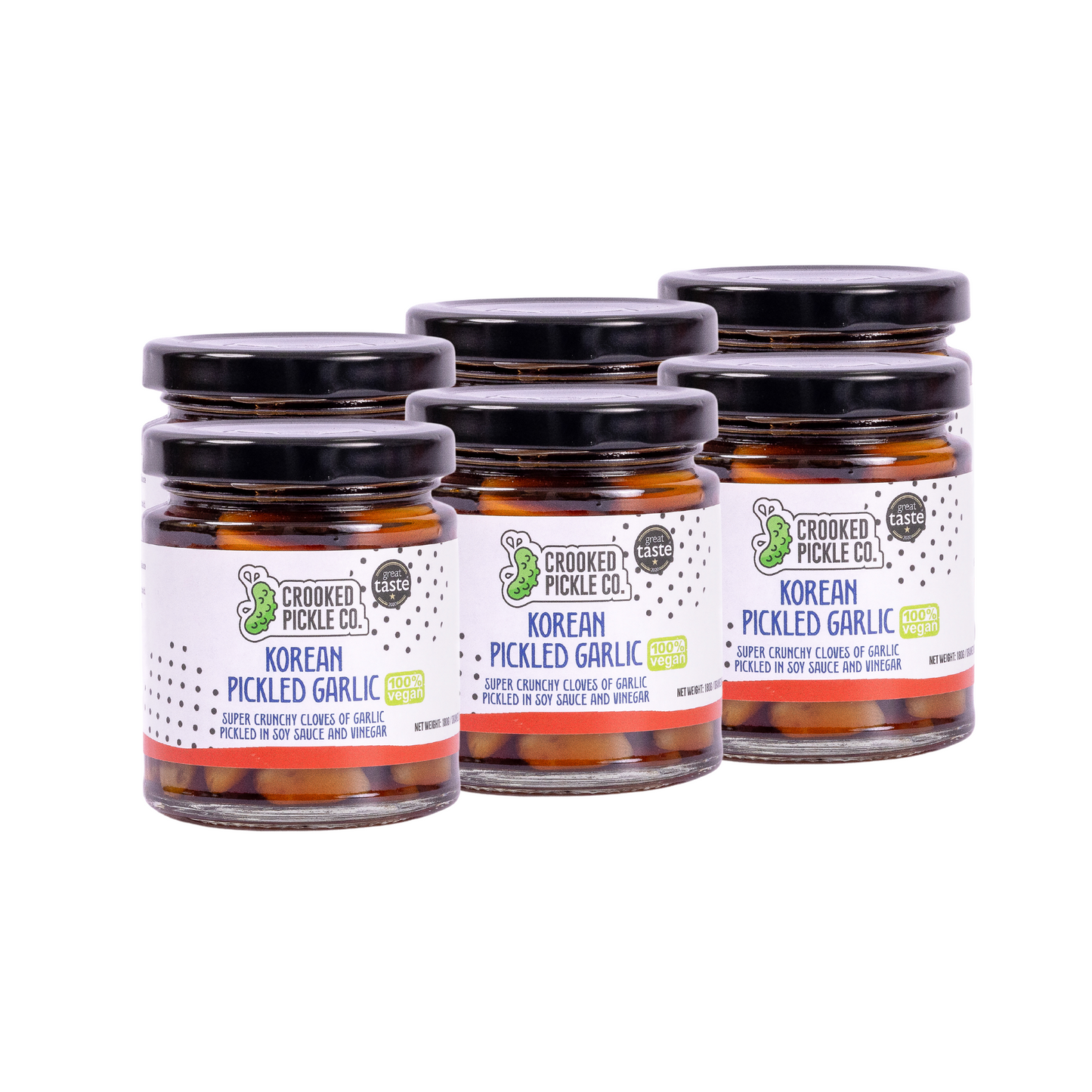 Korean Pickled Garlic - 6 x 180g