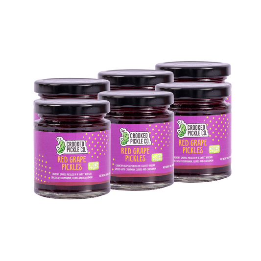 Red Grape Pickles - 6 x 180g