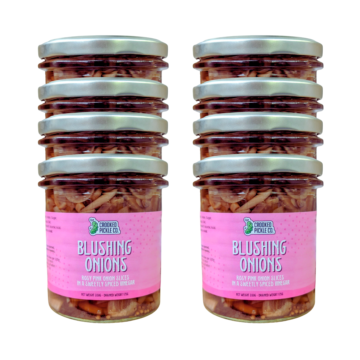 Blushing Onions - 8 x 350g