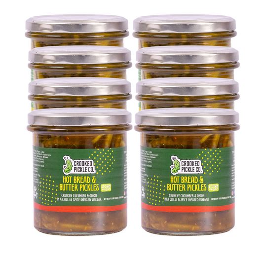 HOT Bread & Butter Pickles - 8 x 330g